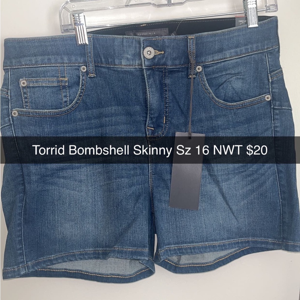 Torrid Medium Wash Jean Shorts